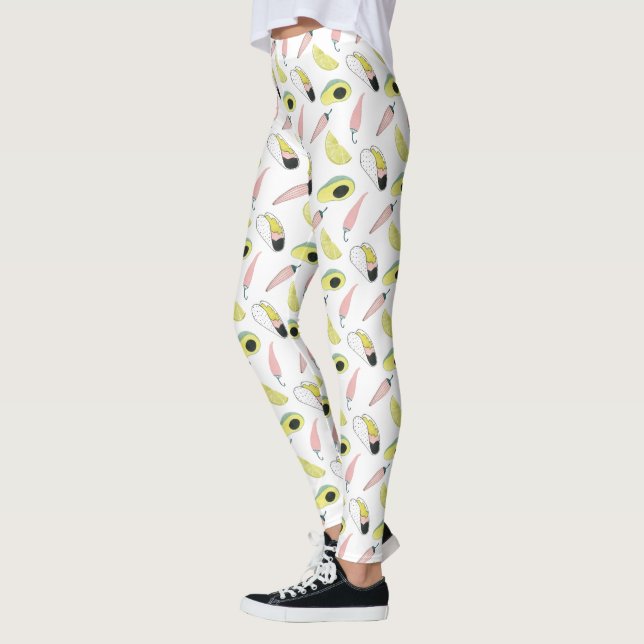 Leggings Taco à propos d'amour | Taco Element Circle (Gauche)