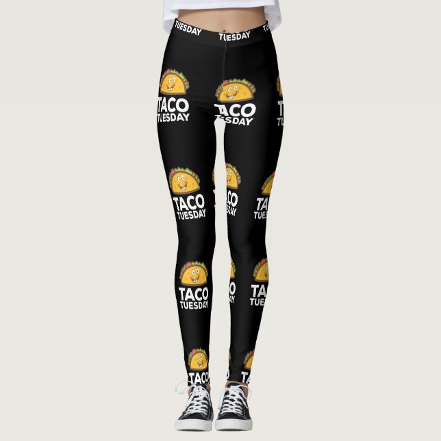 Leggings Taco Mardi Smiling Taco (Devant)