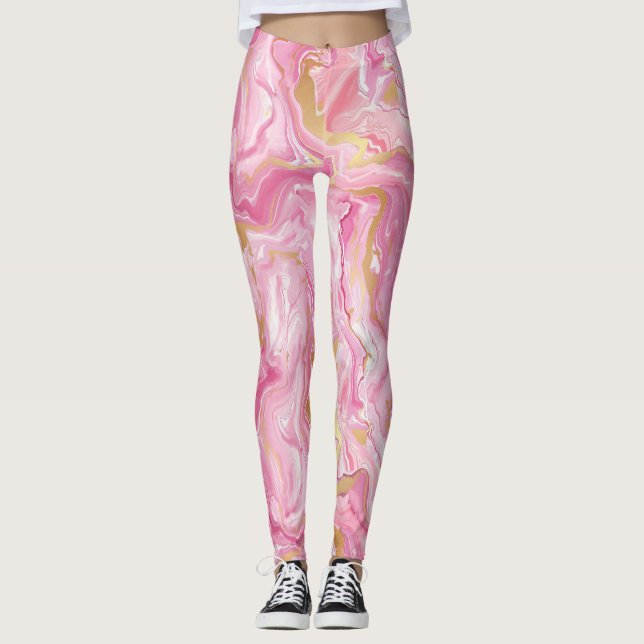 Leggings Taffy rose (Devant)