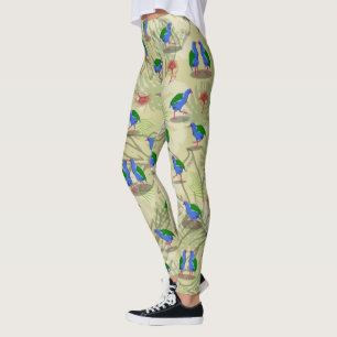 Leggings Takahe NZ / Aotearoa oiseaux Motif