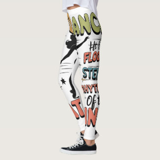 Leggings Tap Dance Retro Design gift for Tap Dancer