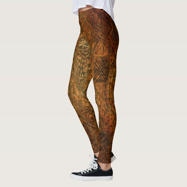 Leggings Tapa traditionnel de Tahitian (Gauche)