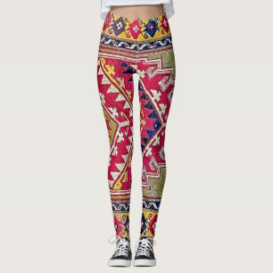 Leggings Tapis Vintage Motif tribal