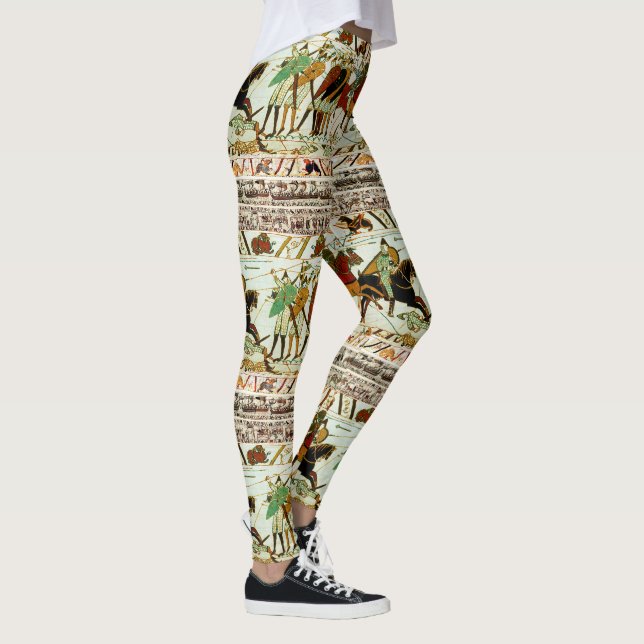 LEGGINGS TAPISSERIE BAYEUX, BATAILLE DE HASTINGS, CHEVALIER (Droite)