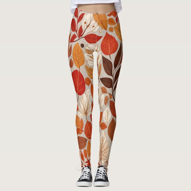 Leggings Tapisserie d'automne (Devant)