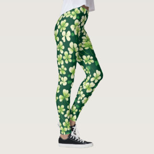 Leggings Tapisserie Shamrock Emeraude : Vert foncé