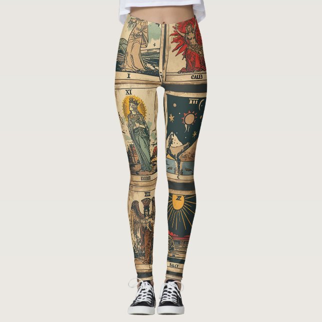 Leggings Tarot vintage (Devant)