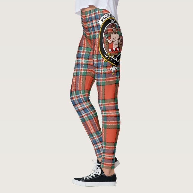 Leggings Tartan ancien blason du clan MacFarlane Scotstee p (Gauche)