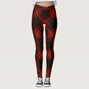 Leggings Tartan Chasse Antique Menzies Plaid