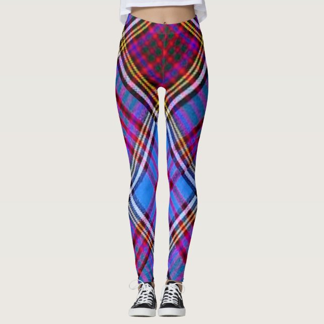 Leggings Tartan de clan d'Anderson (Devant)
