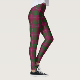 Leggings Tartan écossais de Crawford de clan