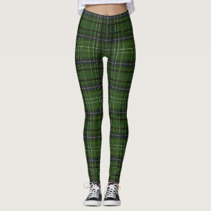 Leggings Tartan en vert