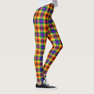 Leggings Tartan Profond Plaid Inclus