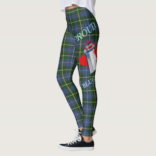 Leggings Tartane du phare de la Nouvelle-Écosse sur mesure (Gauche)