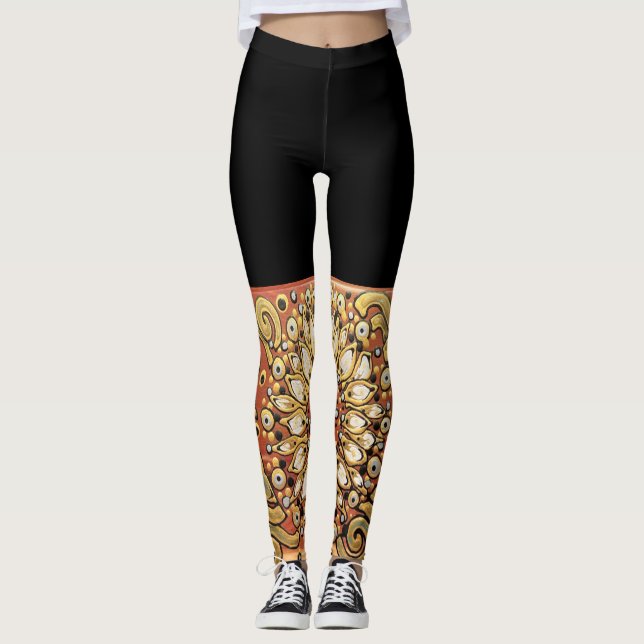 Leggings Tatoo de cèdre (Devant)
