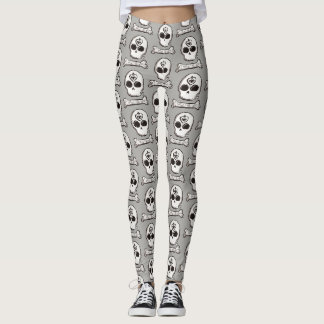 Leggings Tatouage de crâne
