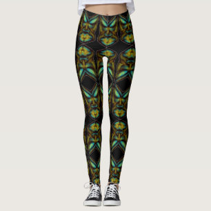 Leggings tatouage motif d'art facial pour léggations