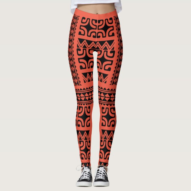LEGGINGS Tatouage tribal (Devant)