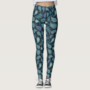 Leggings Teal bleu