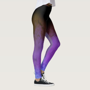 Leggings teinte violette