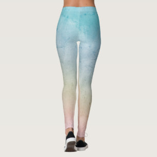 Leggings Teinture à tarte rose Aqua