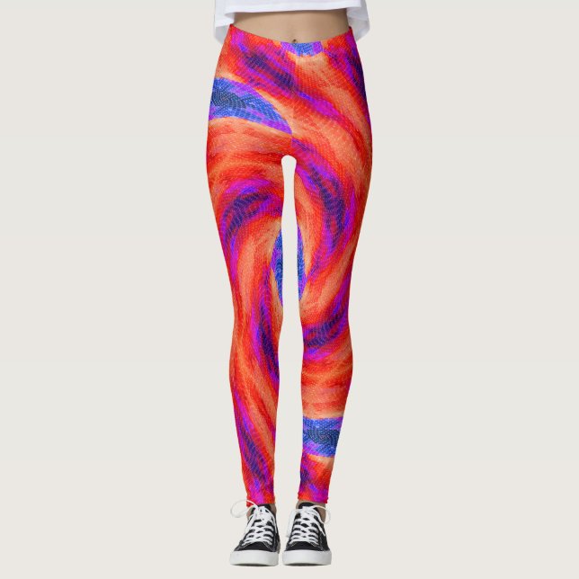 Leggings Tempête de feu... (Devant)