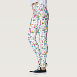 Leggings Temps d'aventure   Motif d'appel de caractères
