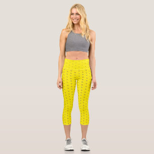 Leggings tendance Capri Jaune pour des styles de v
