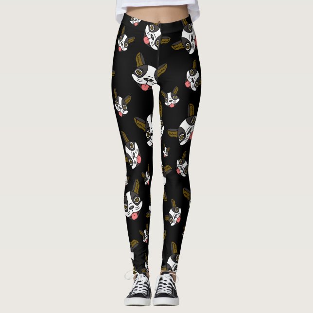 Leggings Terriers #15 de Boston (Devant)