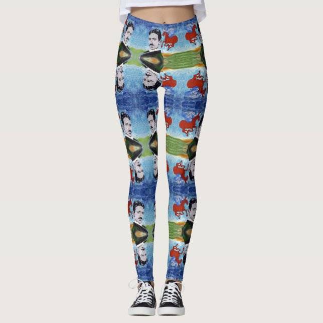 Leggings Tesla sait (Devant)