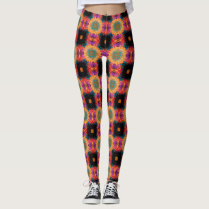 Leggings Tetra Color Wild Motif