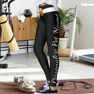 Leggings Texte de script personnalisé pour amateur de anima