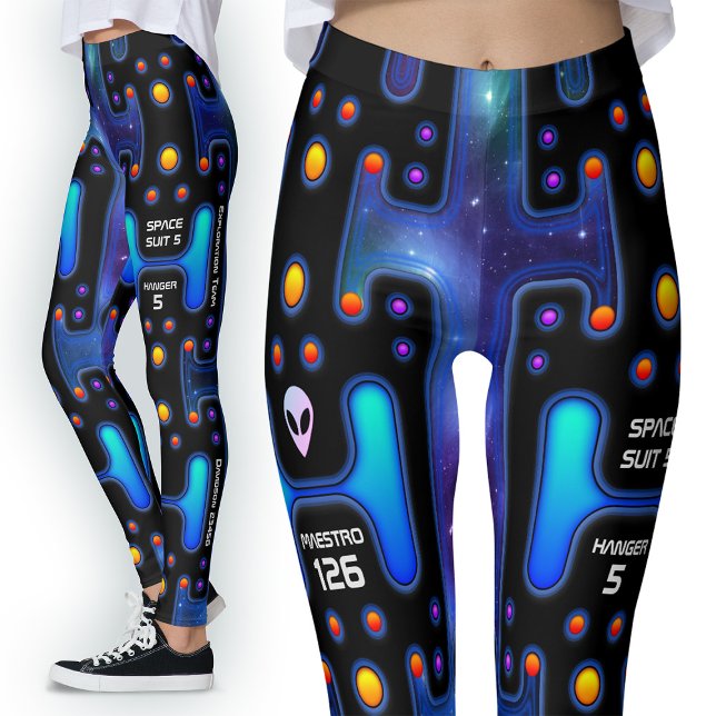 Leggings Texte modifiable et ajouter votre propre logo (Créateur téléchargé)