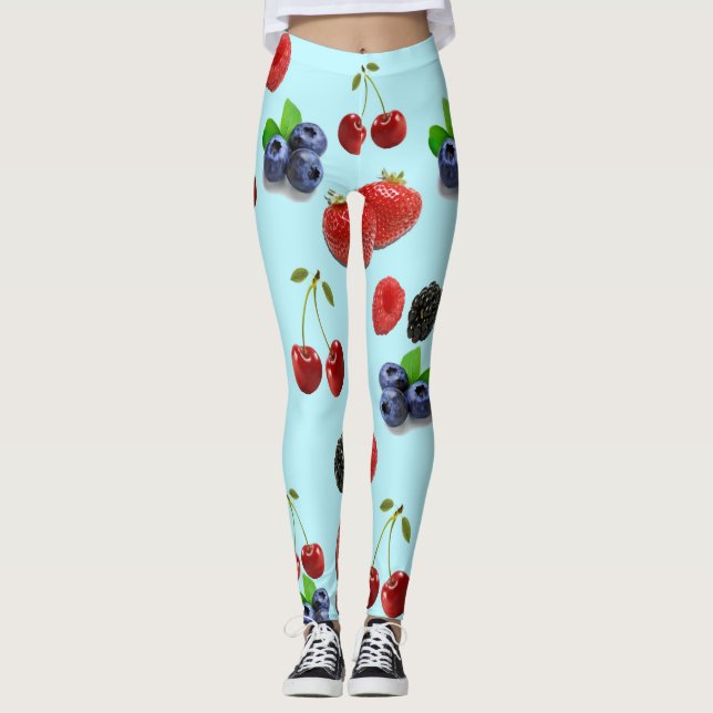 Leggings texture Berry (Devant)