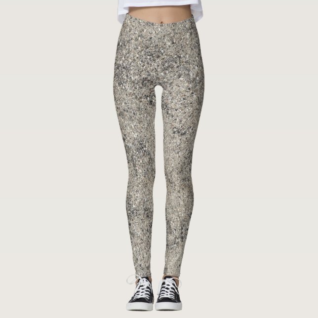 Leggings Texture Béton Légendes de ciment (Devant)