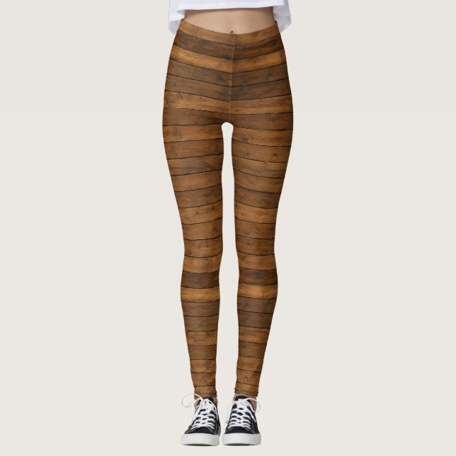Leggings Texture Bois (Devant)