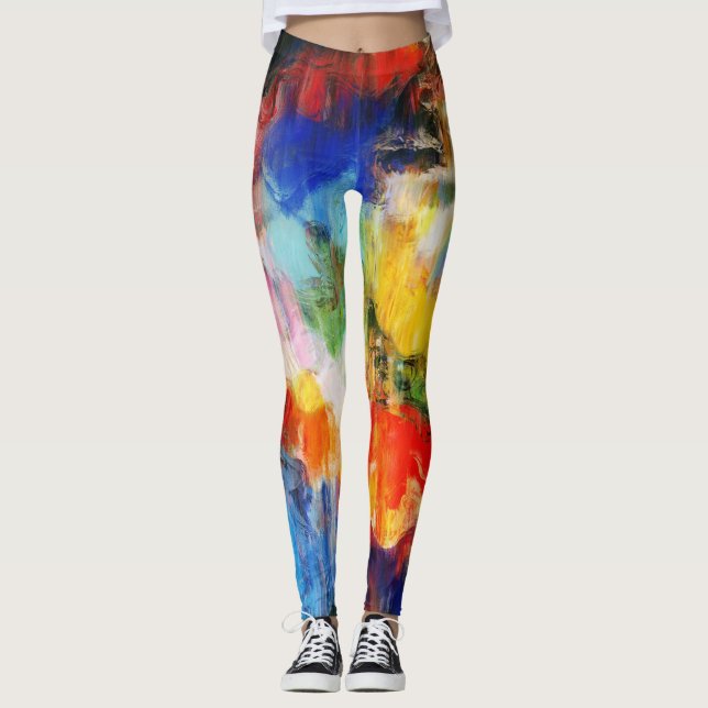 Leggings Texture colorée (Devant)