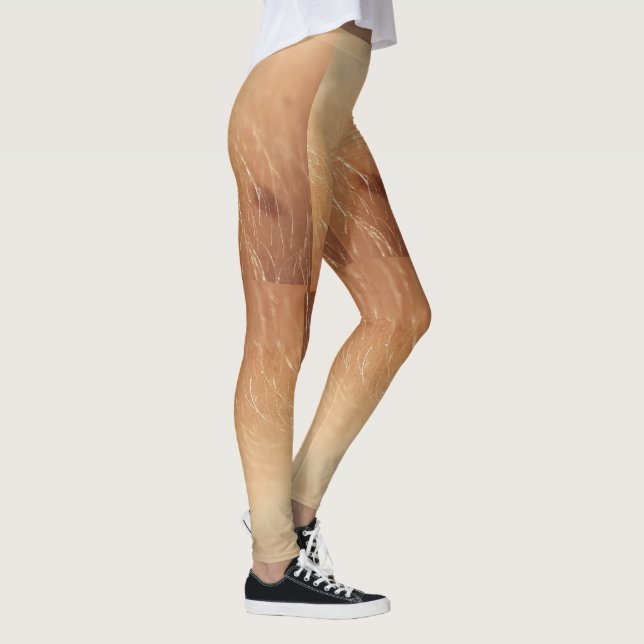 Leggings Texture de la peau humaine (Droite)