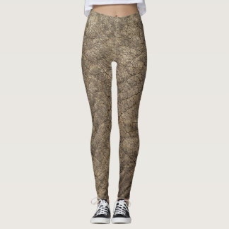 Leggings Texture de peau d'éléphant
