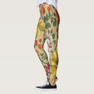 Leggings Texture des fleurs