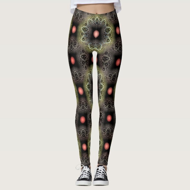 Leggings Texture fractale (Devant)