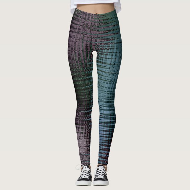Leggings texture liquide Abstraite verre glacé glacé m (Devant)