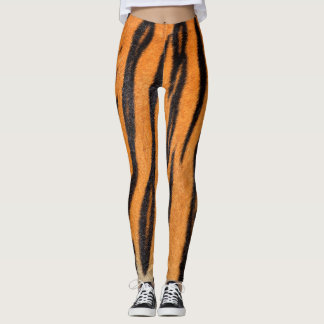 Leggings Texture réaliste de la peau du tigre.
