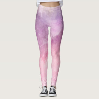 Leggings Texture rose d'aquarelle