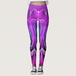 Leggings texturés roses "Ratti_Creative_Arts"