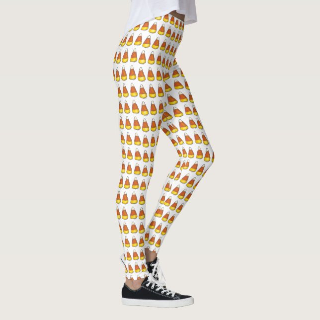 Leggings Thanksgiving Halloween Trick ou traiter Corbeau de (Droite)