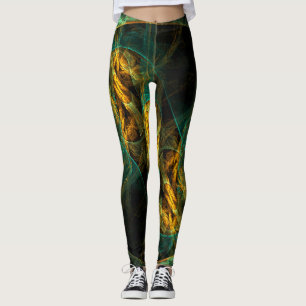 Leggings The Eye of the Jungle Abstract