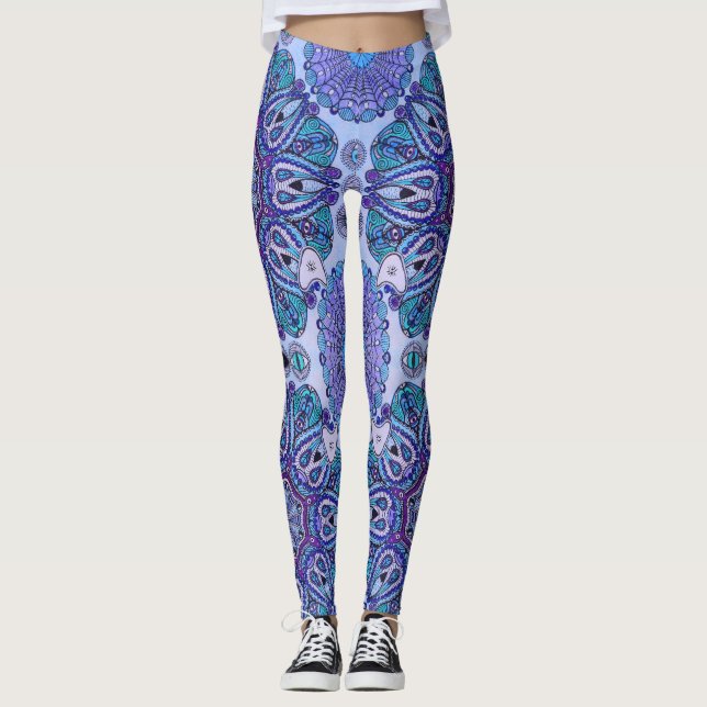 Leggings "The Touch Of Infinity" (colour) (Front)