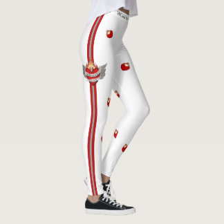 Leggings The WORK LOVE BALANCE Passion Heart and Flame