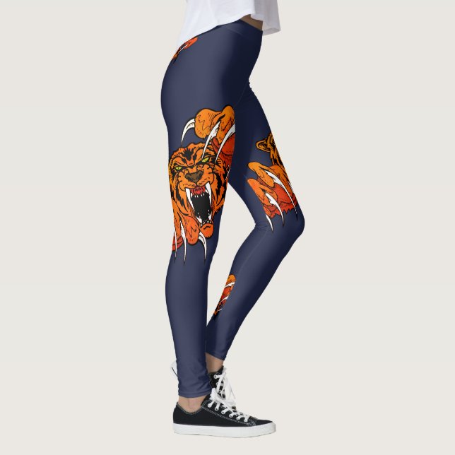 Leggings Tigers Sports Football Basket Baseball Leging (Droite)